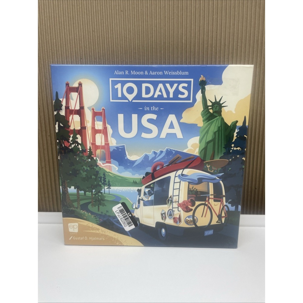 10 Days in the USA Board Game Strategy Party Family Adult & Kids New Sealed
